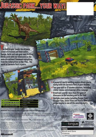 Jurassic Park - Operation Genesis (USA)